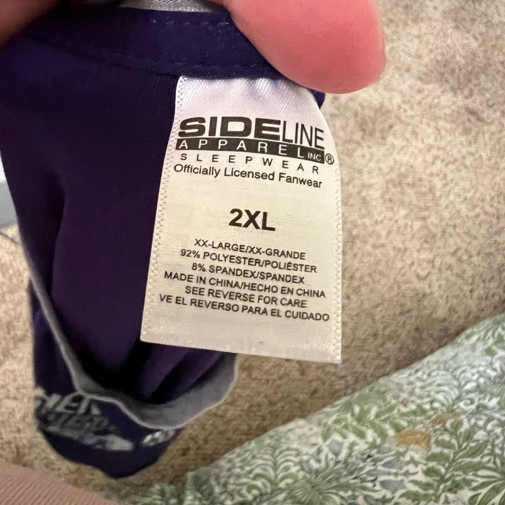 Stephen F. Austin Lumberjacks Purple and Gray Long Sleeve Shirt - Picture 2 of 2
